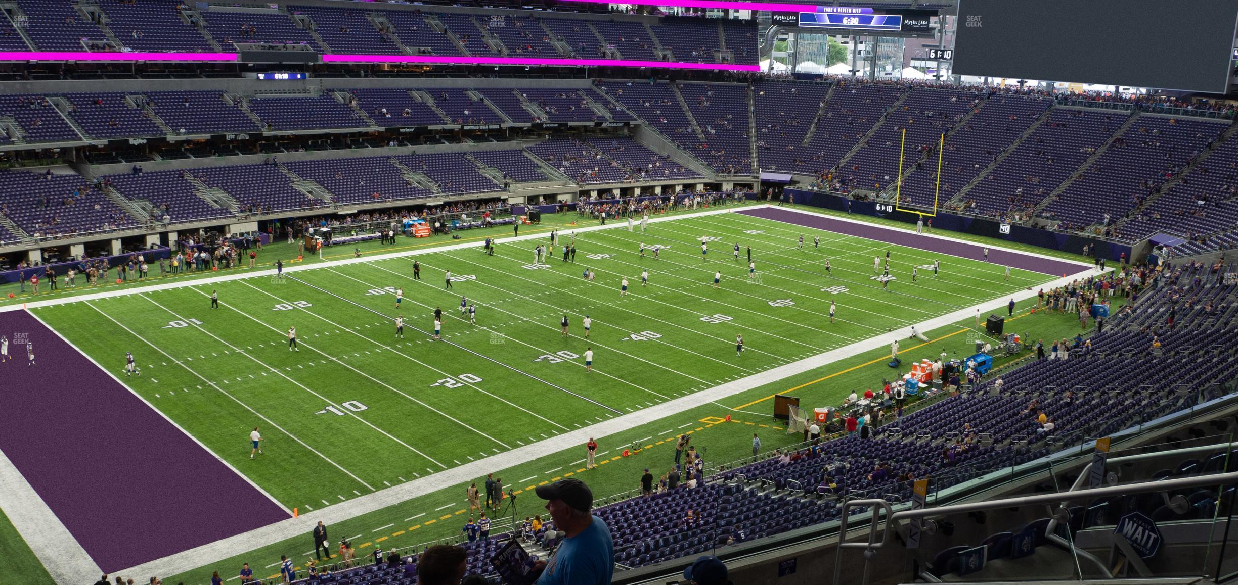 Seating view for U.S. Bank Stadium Section 217