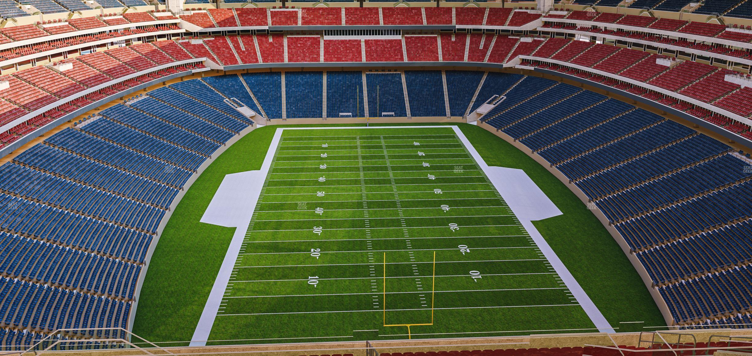 Seating view for NRG Stadium Section 748