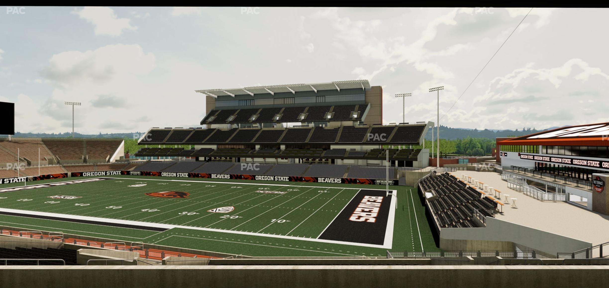 Seating view for Reser Stadium Section 112