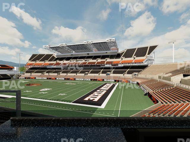 Seating view for Reser Stadium Section West Loge 1