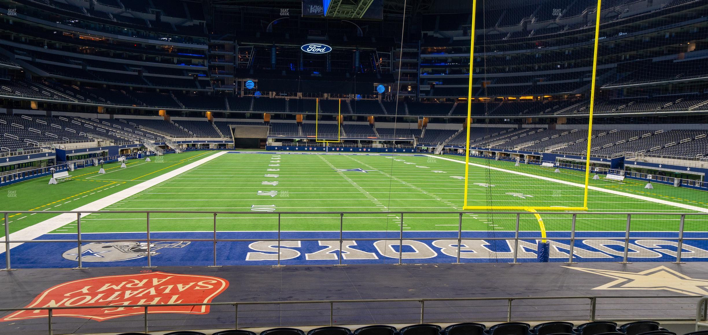 Seating view for AT&T Stadium Section 124