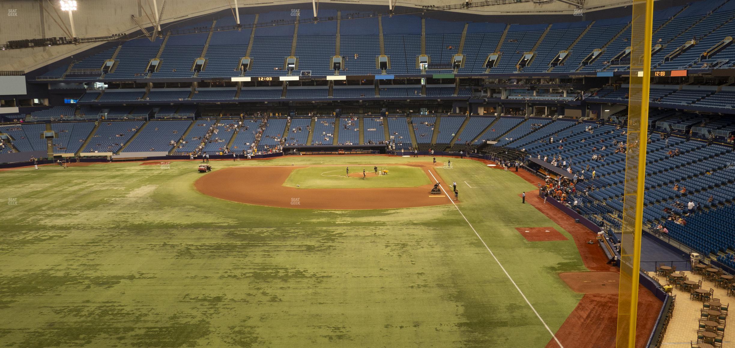 Seating view for Tropicana Field Section 347