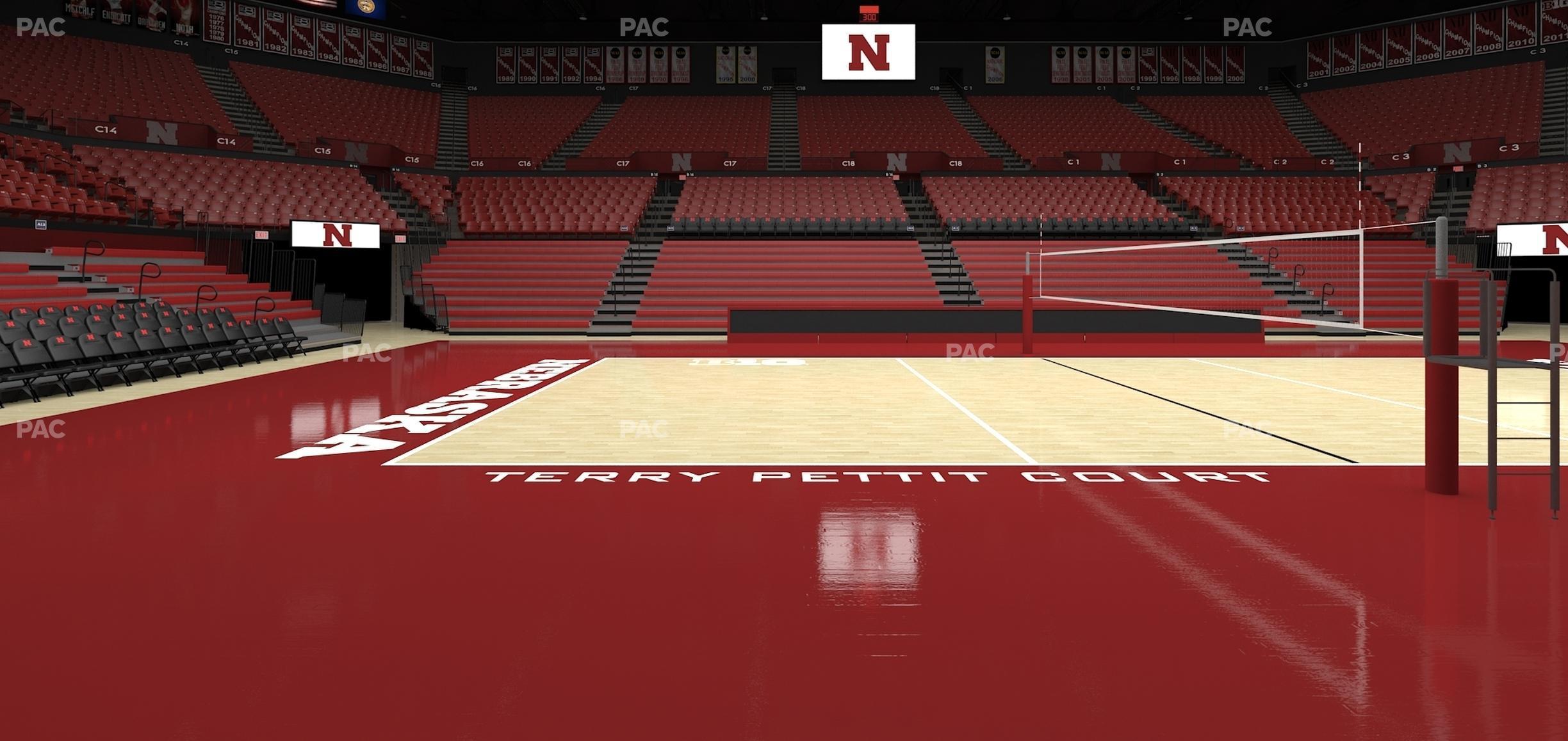 Seating view for Bob Devaney Sports Center Section A 8