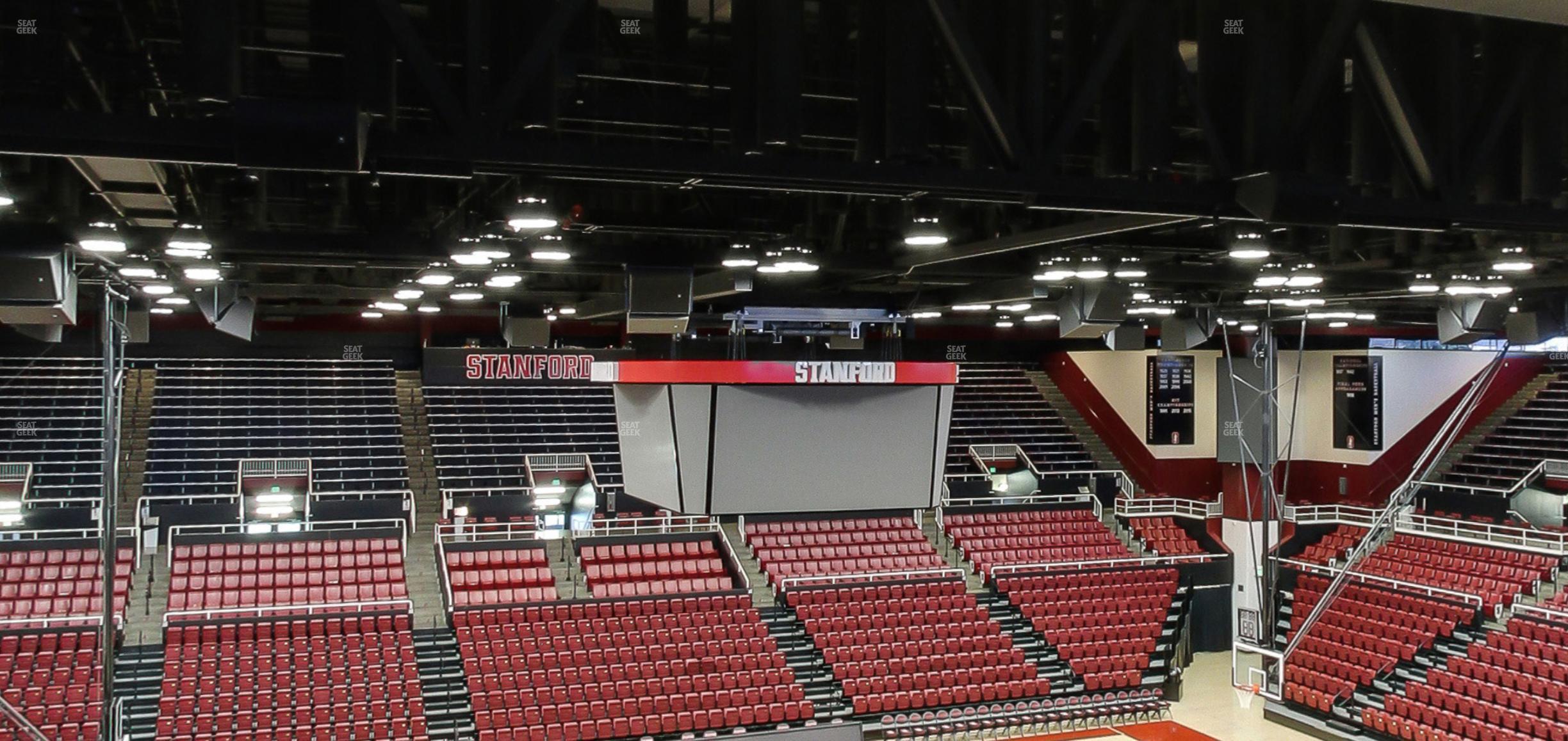 Seating view for Maples Pavilion Section 10