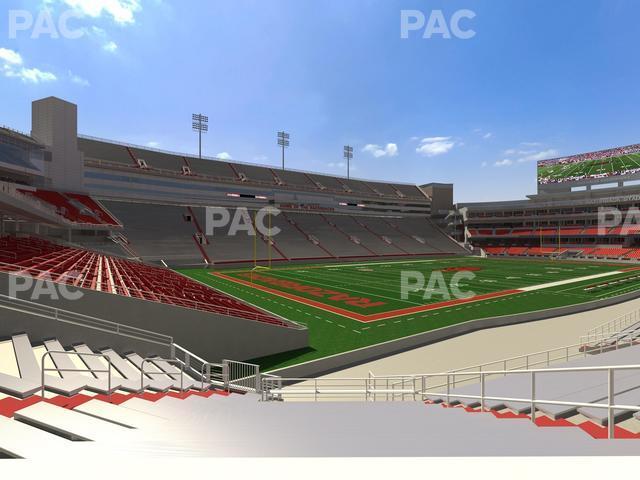 Seating view for Razorback Stadium Section 127