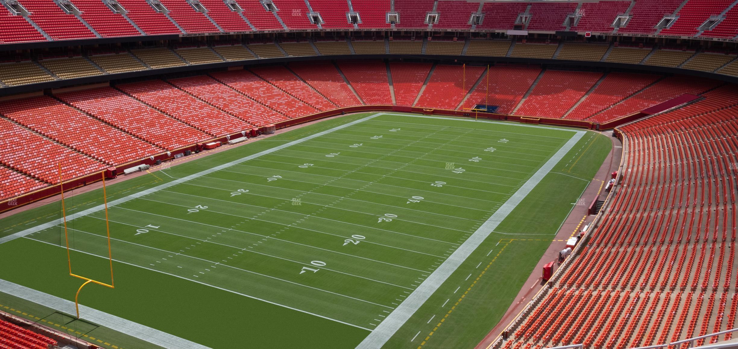 Seating view for GEHA Field at Arrowhead Stadium Section 332