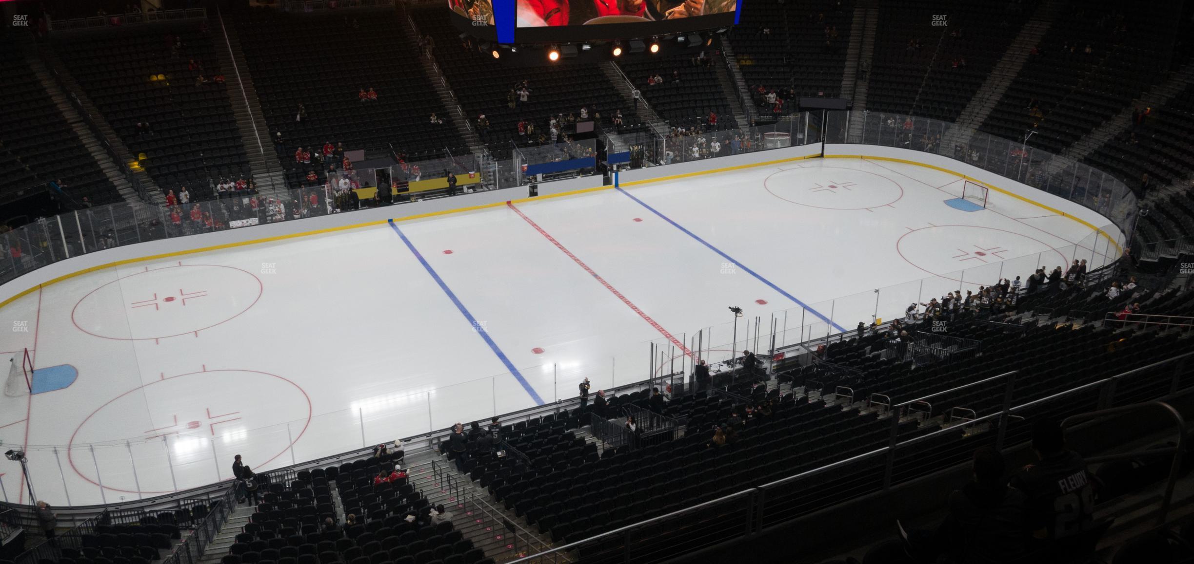 Seating view for T-Mobile Arena Section 220