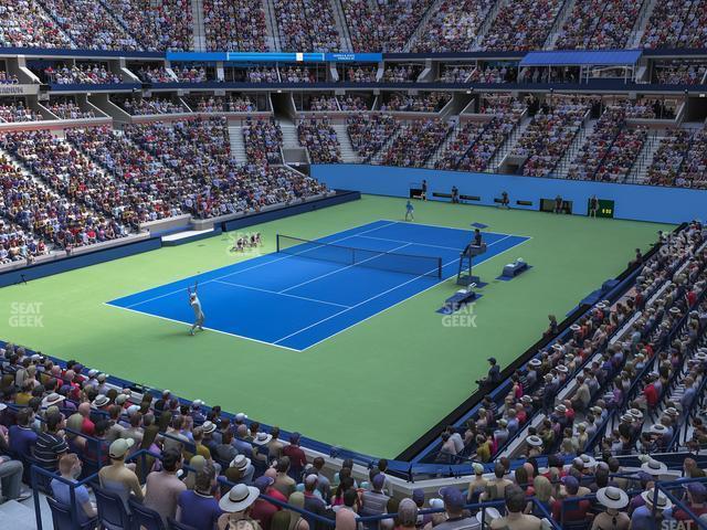 Seating view for Arthur Ashe Stadium Section Suite 229