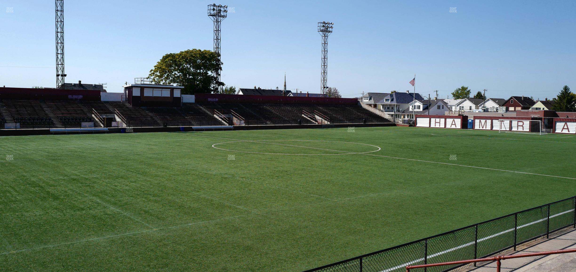 Seating view for Keyworth Stadium Section Party Deck 5