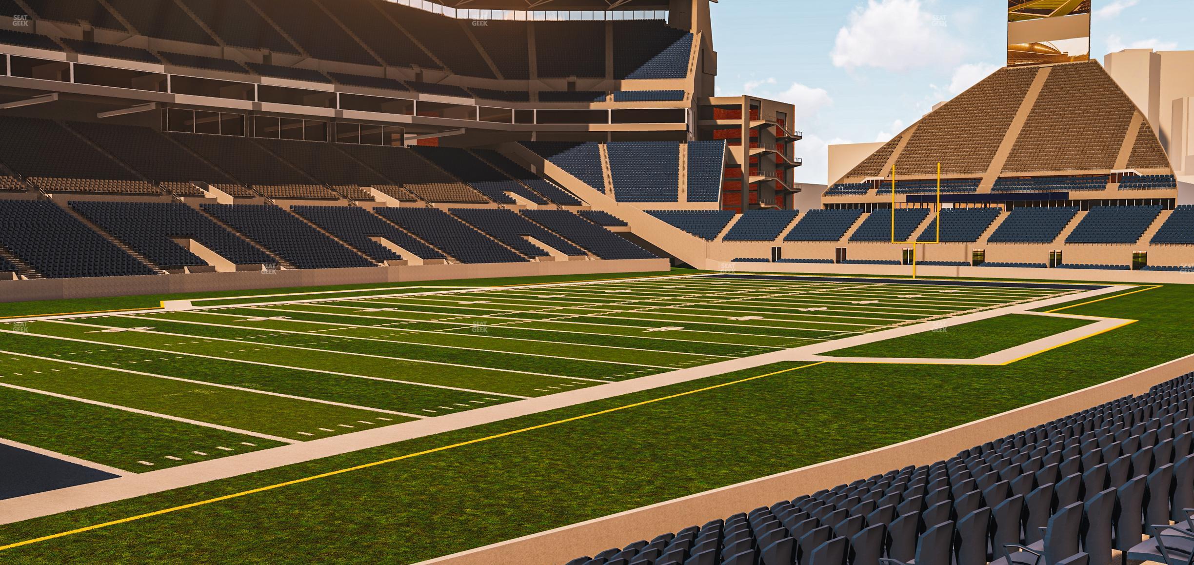 Seating view for Lumen Field Section 114