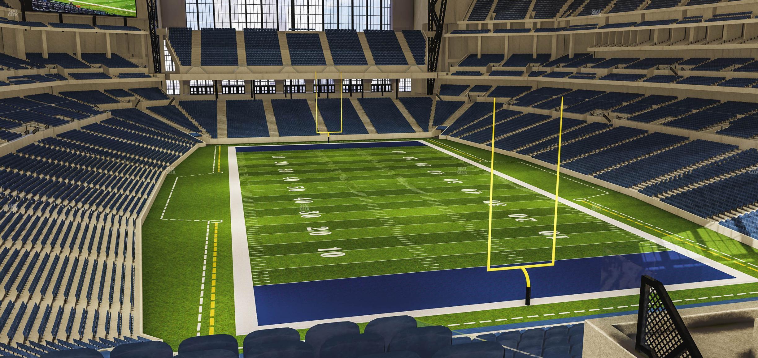 Seating view for Lucas Oil Stadium Section 429