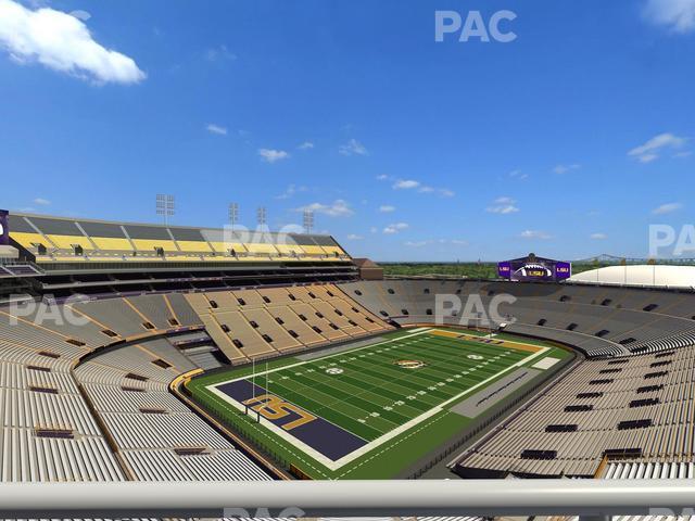 Seating view for Tiger Stadium Section Club 550