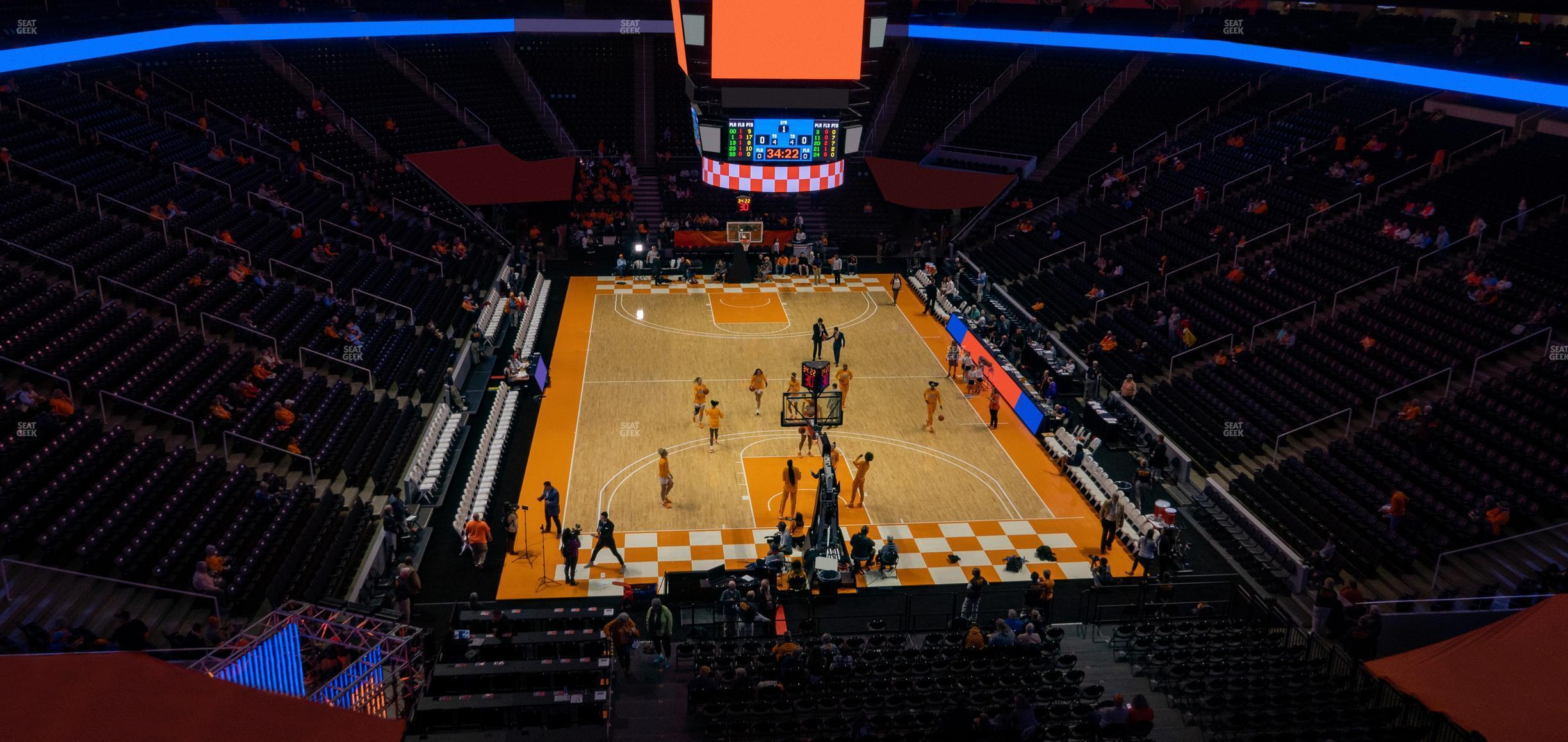 Seating view for Thompson-Boling Arena at Food City Center Section 313