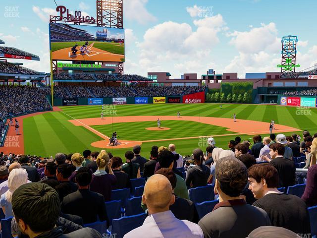 Seating view for Citizens Bank Park Section 121