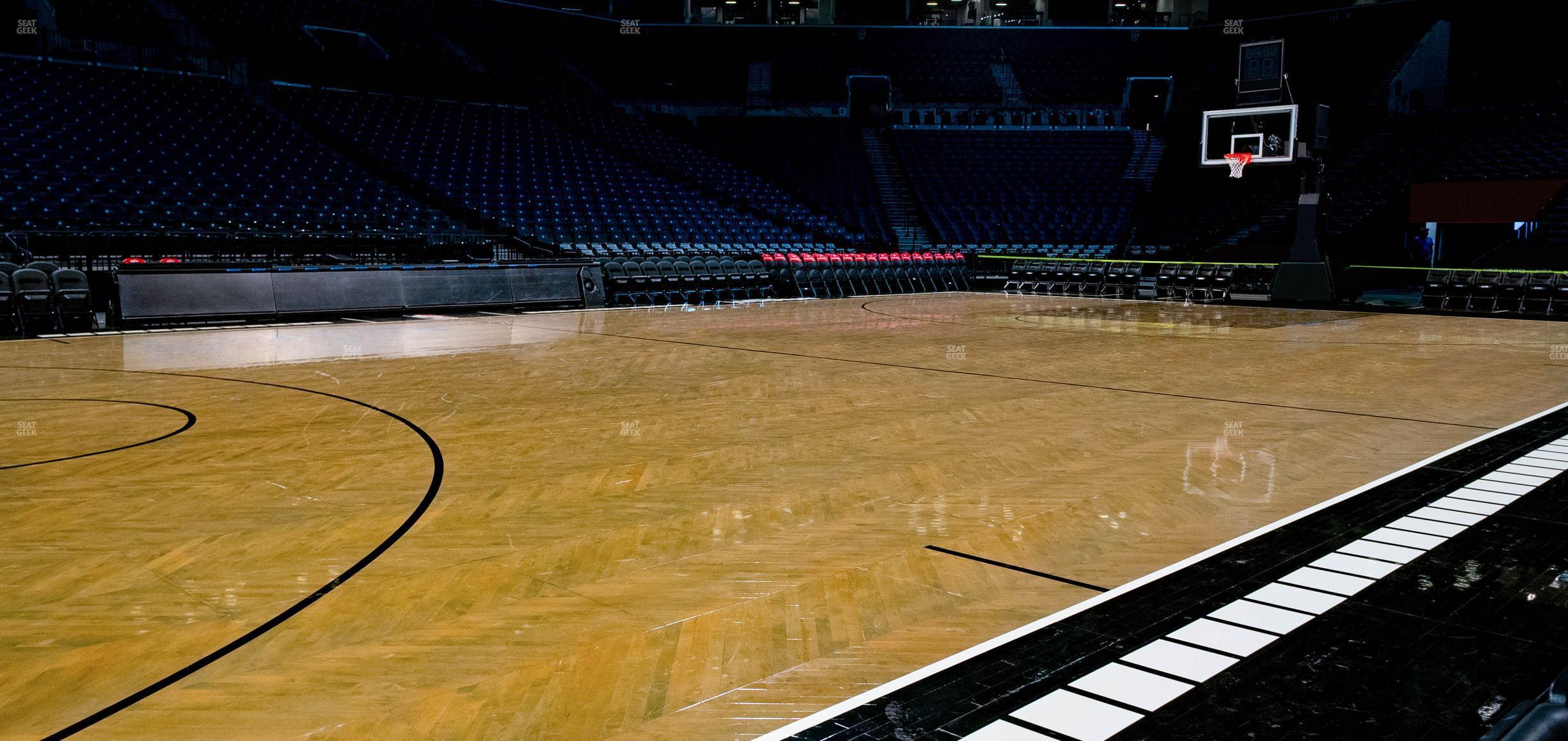 Seating view for Barclays Center Section Floor 25