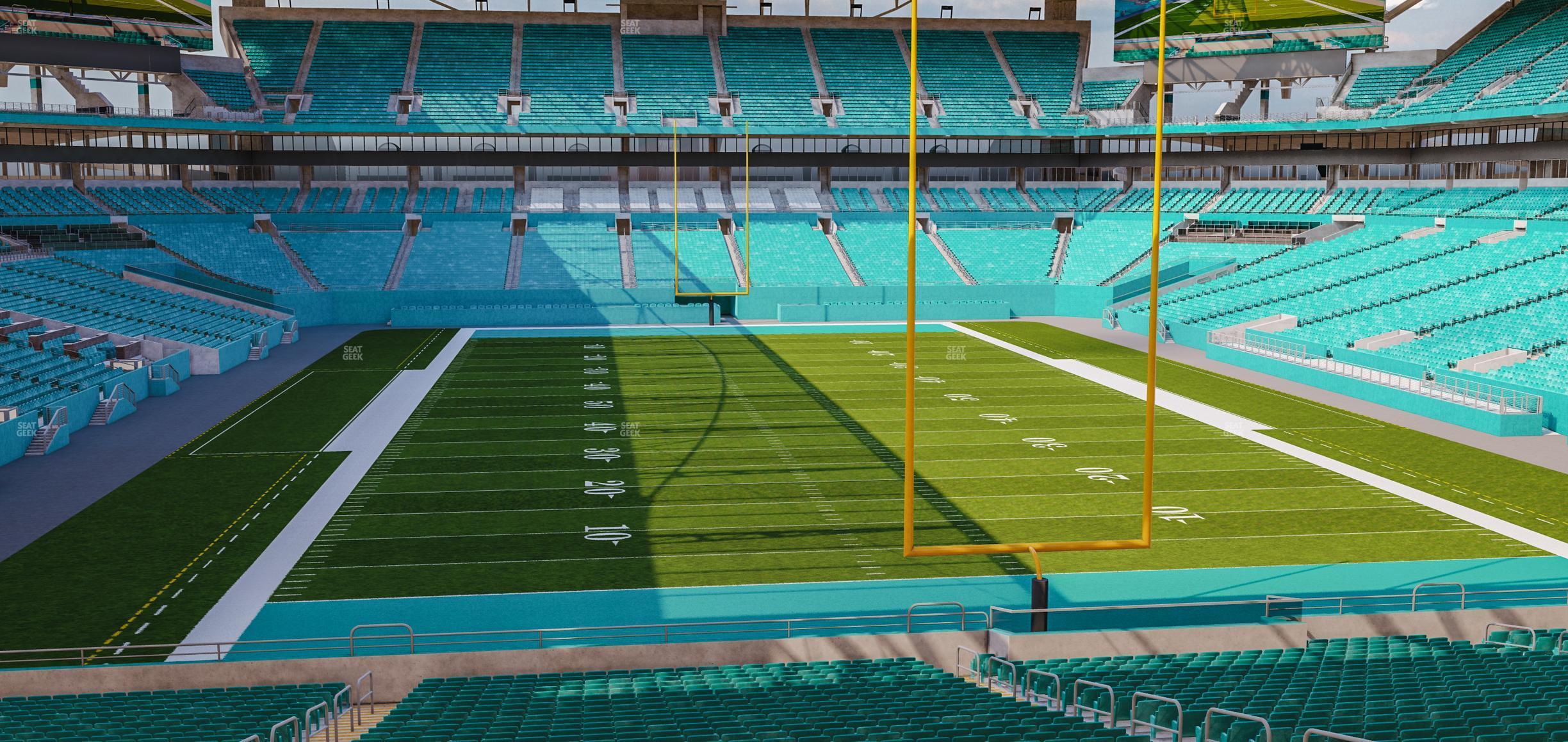 Seating view for Hard Rock Stadium Section 233