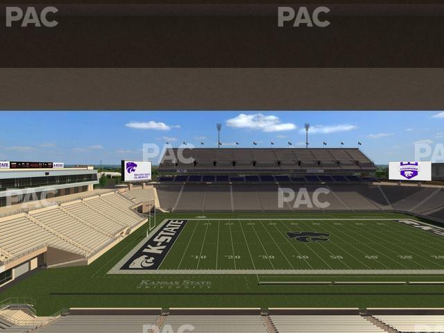 Seating view for Bill Snyder Family Stadium Section Loge 309