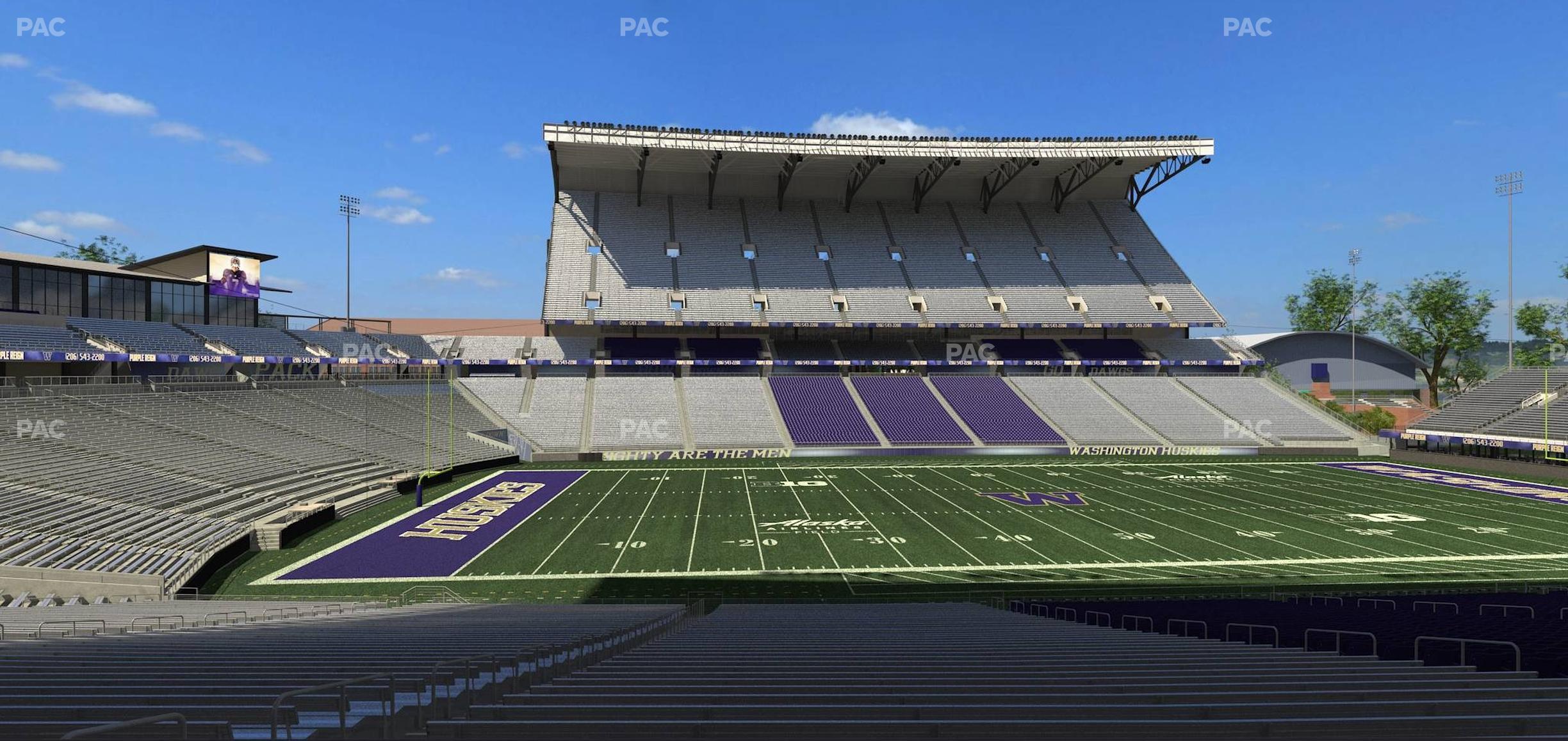 Seating view for Husky Stadium Section 108