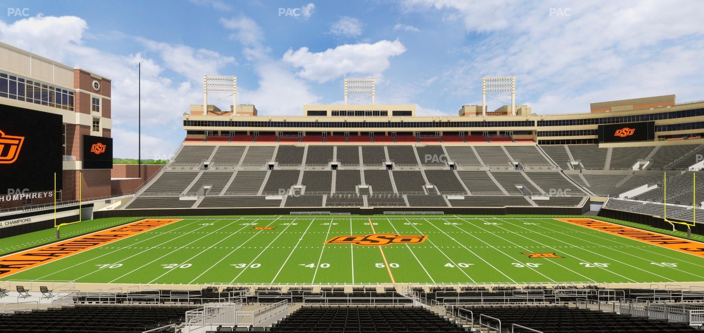 Seating view for Boone Pickens Stadium Section 136