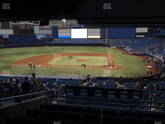 Seating view for Tropicana Field Section 109