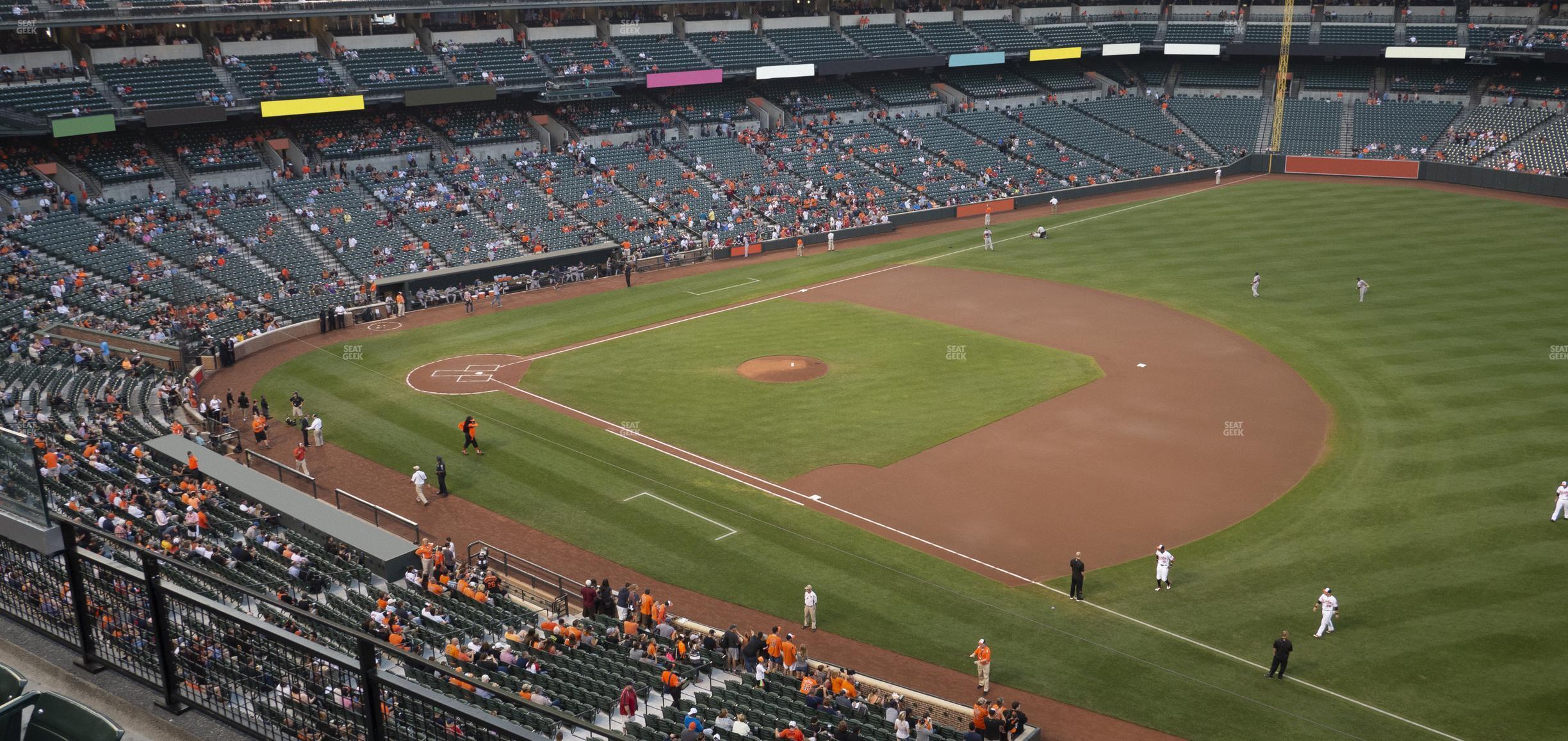 Seating view for Oriole Park at Camden Yards Section 312