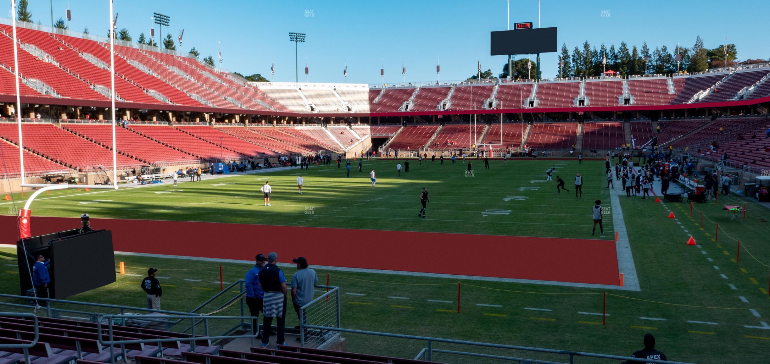 Seating view for Stanford Stadium Section 121