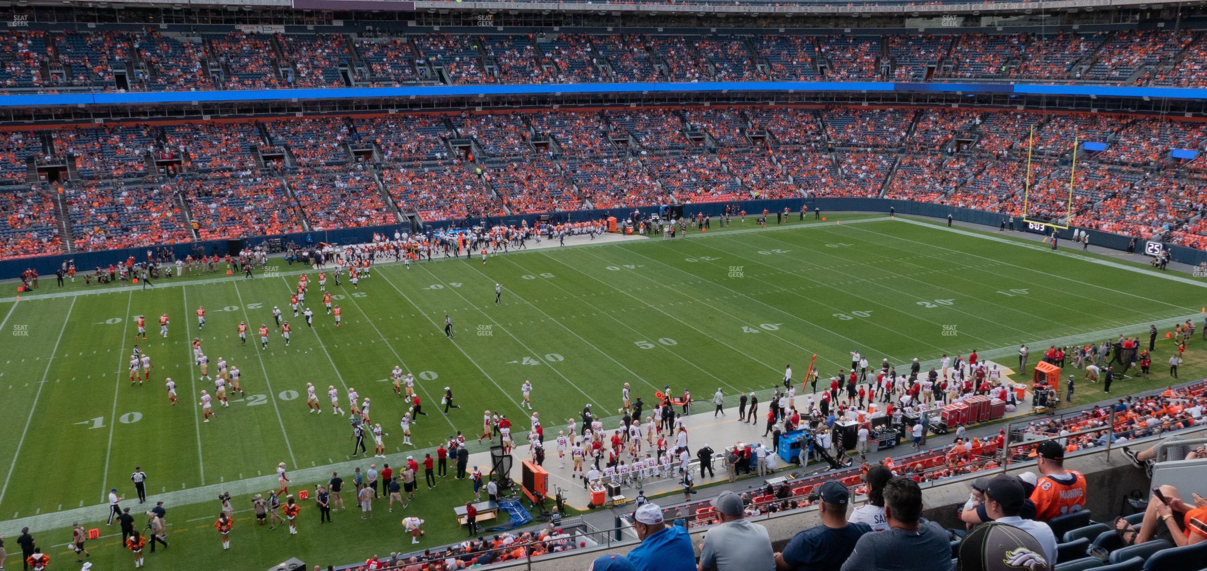 Seating view for Empower Field at Mile High Section 340