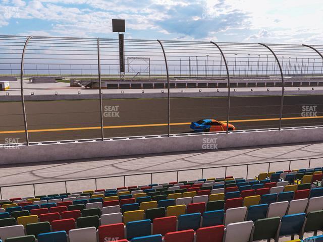 Seating view for Daytona International Speedway Section Front 123