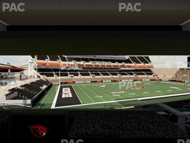 Seating view for Reser Stadium Section West Loge 30