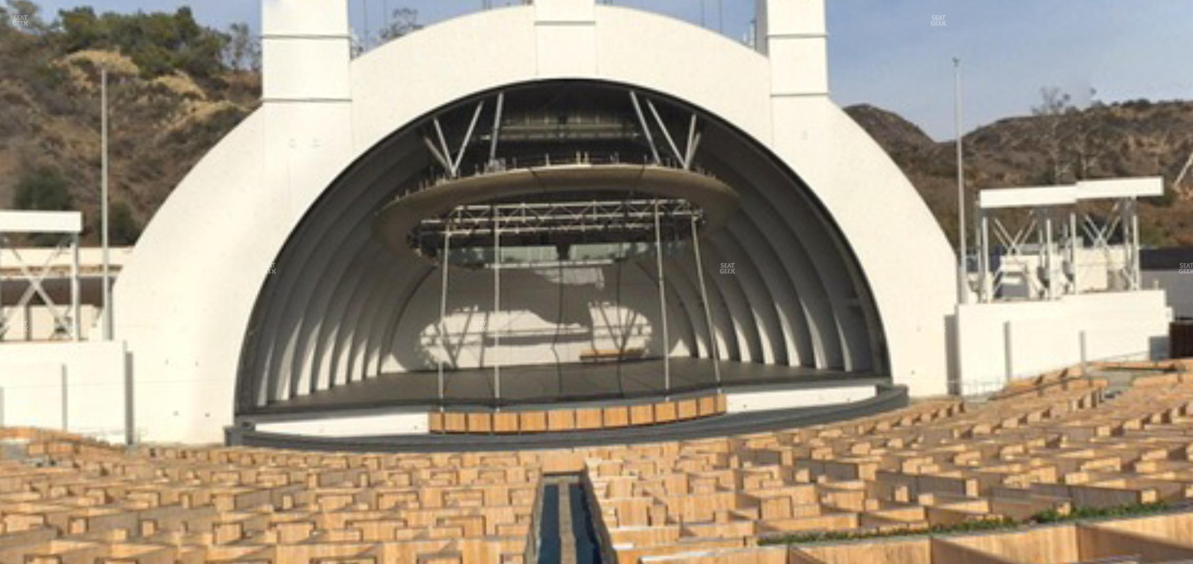 Seating view for Hollywood Bowl Section Terrace 4