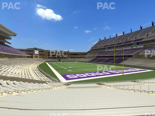 Seating view for Amon G Carter Stadium Section 118