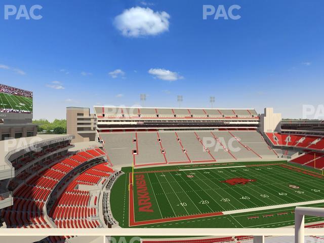 Seating view for Razorback Stadium Section 507 2