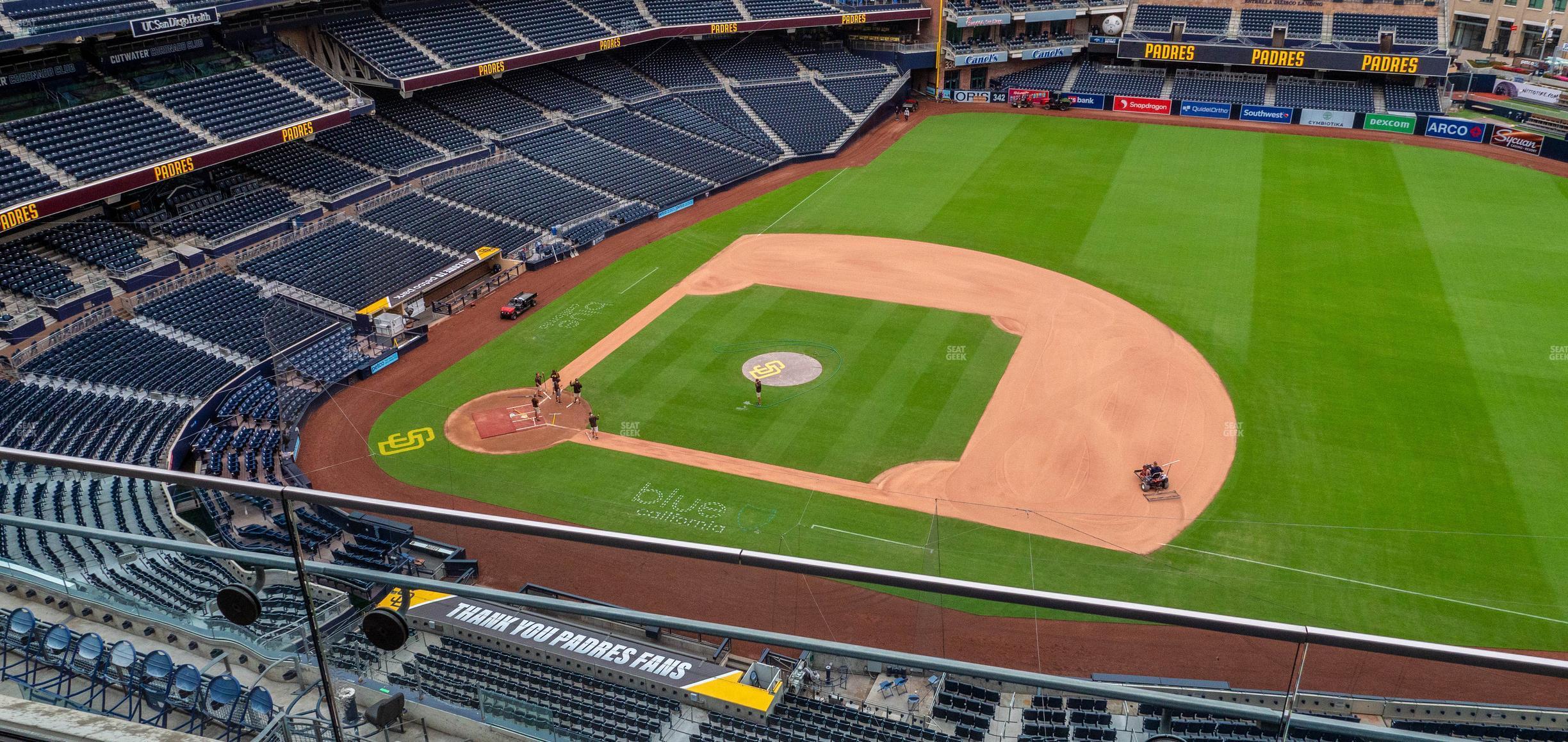 Seating view for Petco Park Section Tower Loft Suite 3