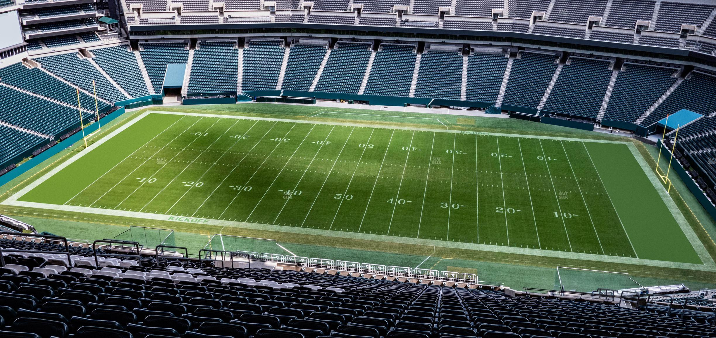 Seating view for Lincoln Financial Field Section 202