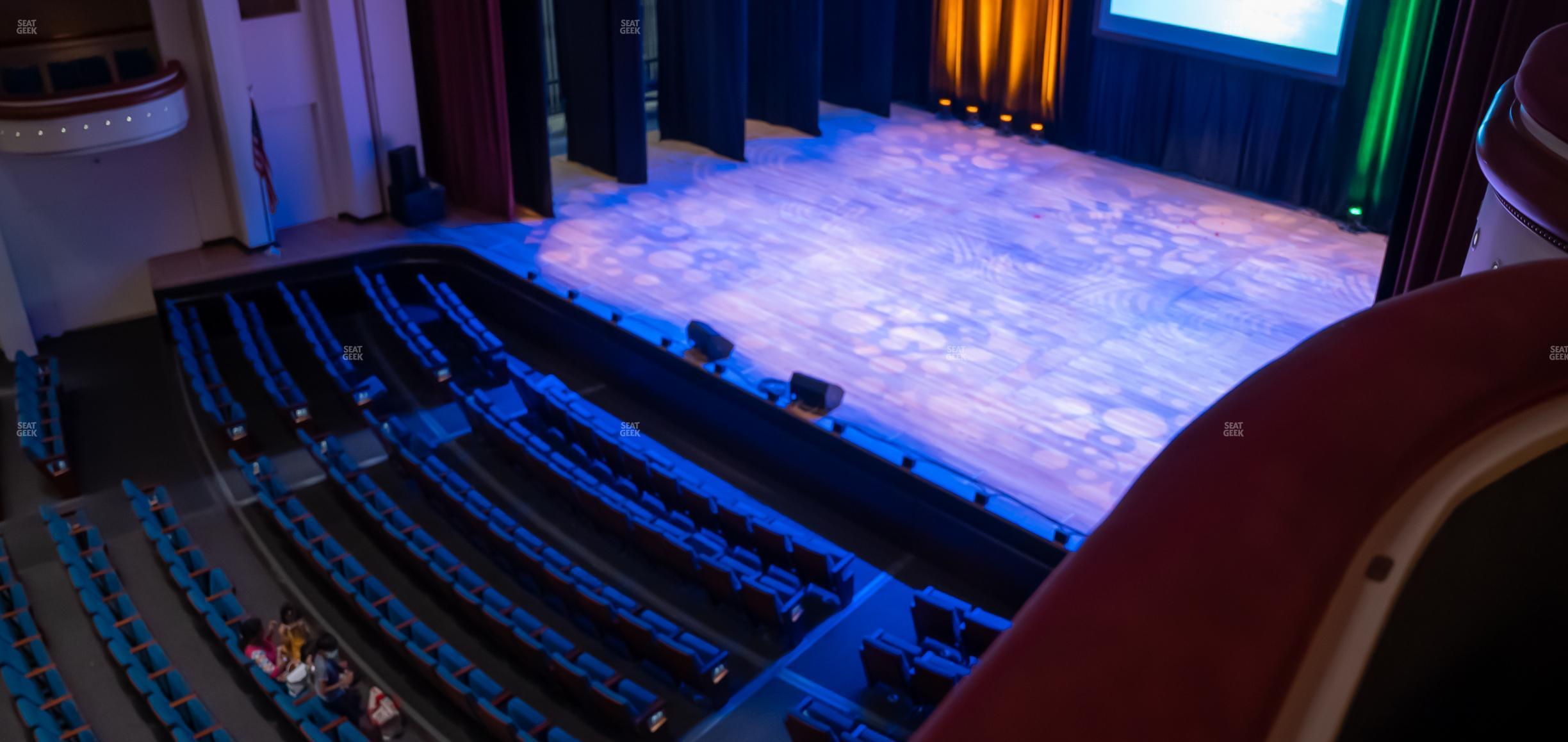 Seating view for Belk Theater at Blumenthal Performing Arts Center Section Mezzanine Box Right 2