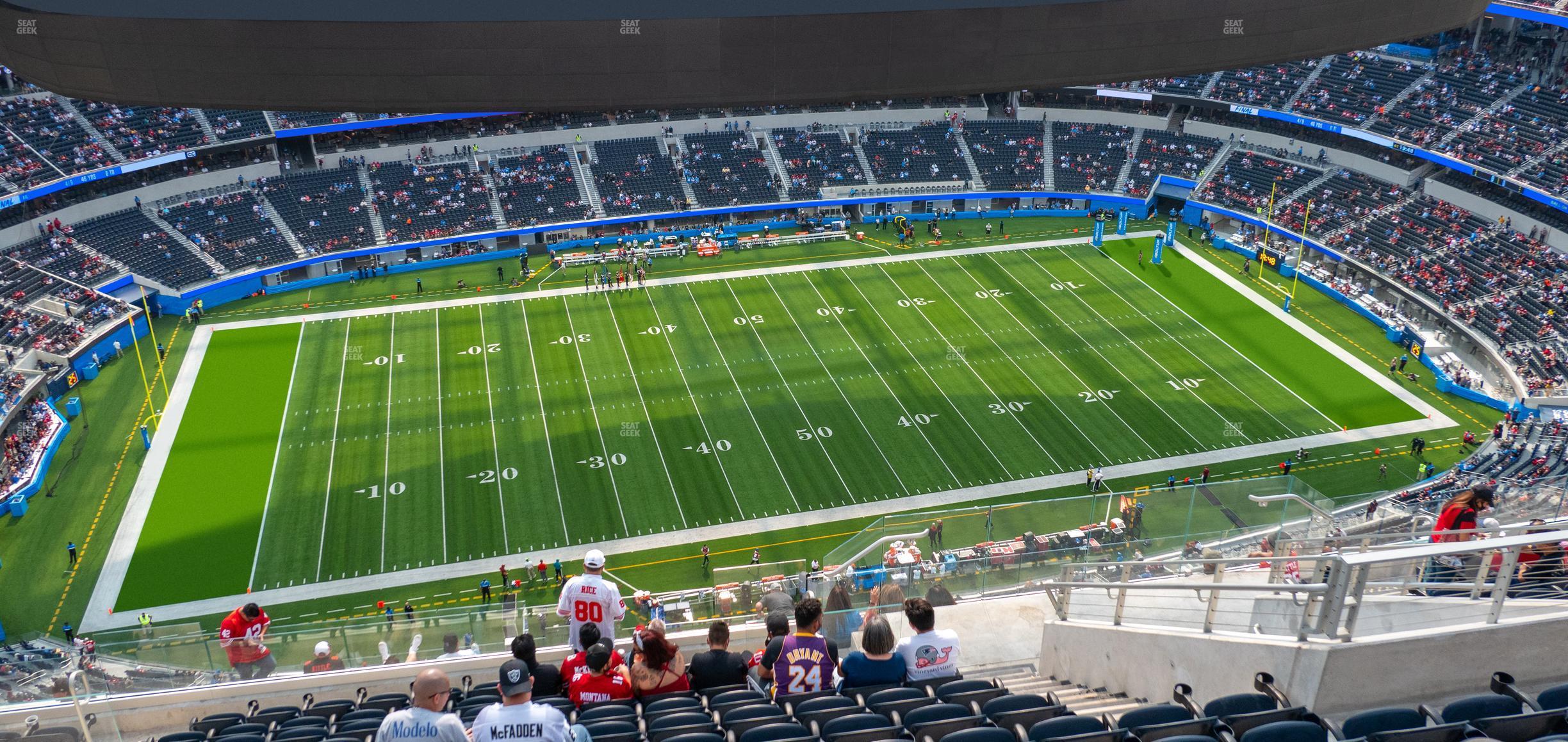 Seating view for SoFi Stadium Section 538