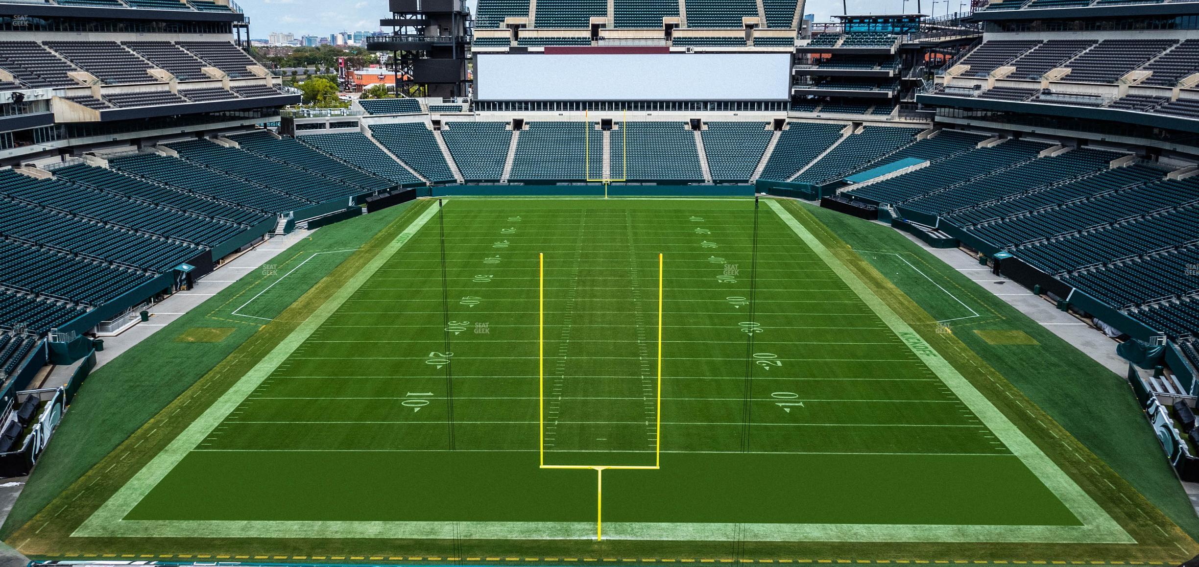 Seating view for Lincoln Financial Field Section M 11