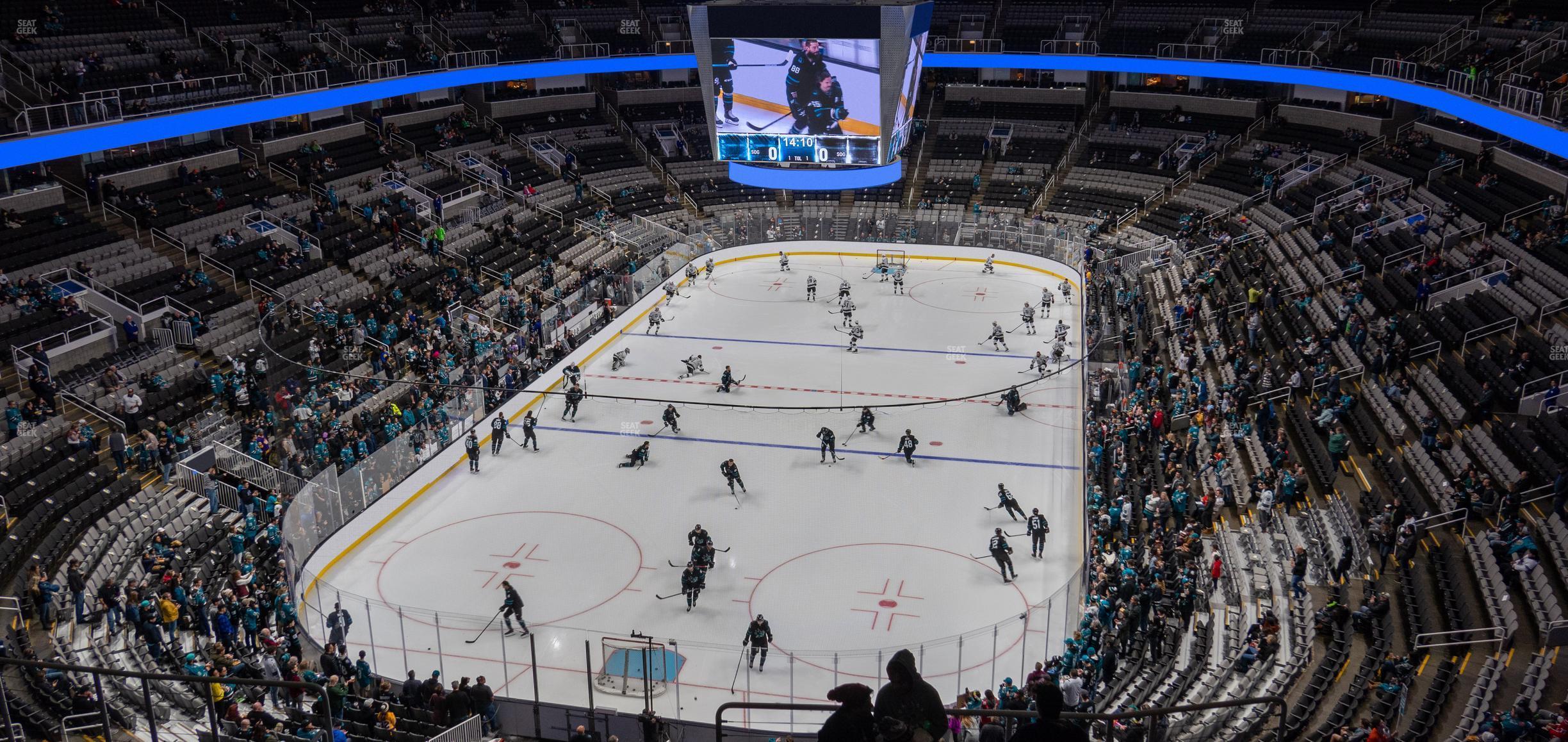 Seating view for SAP Center at San Jose Section 220