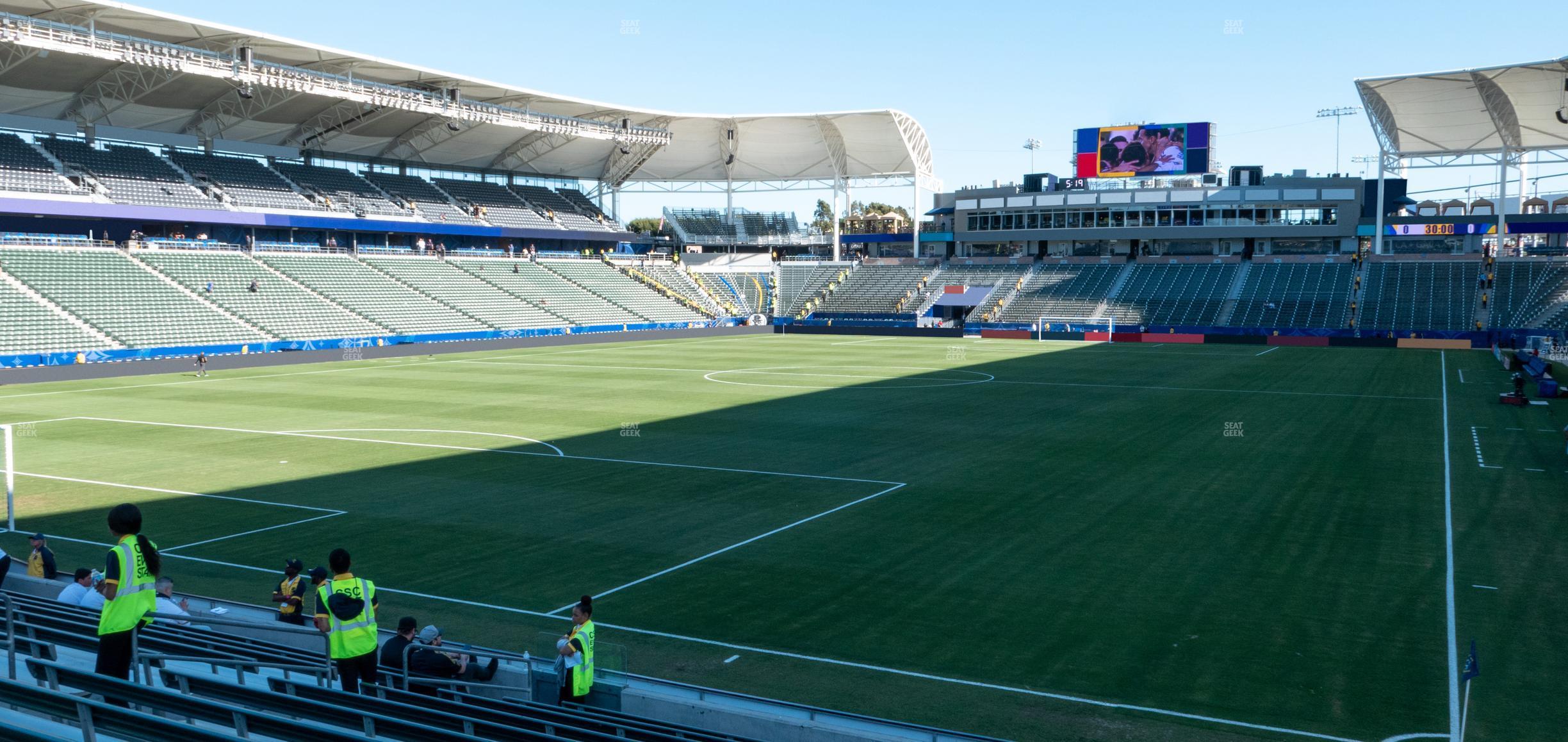 Seating view for Dignity Health Sports Park Section 119