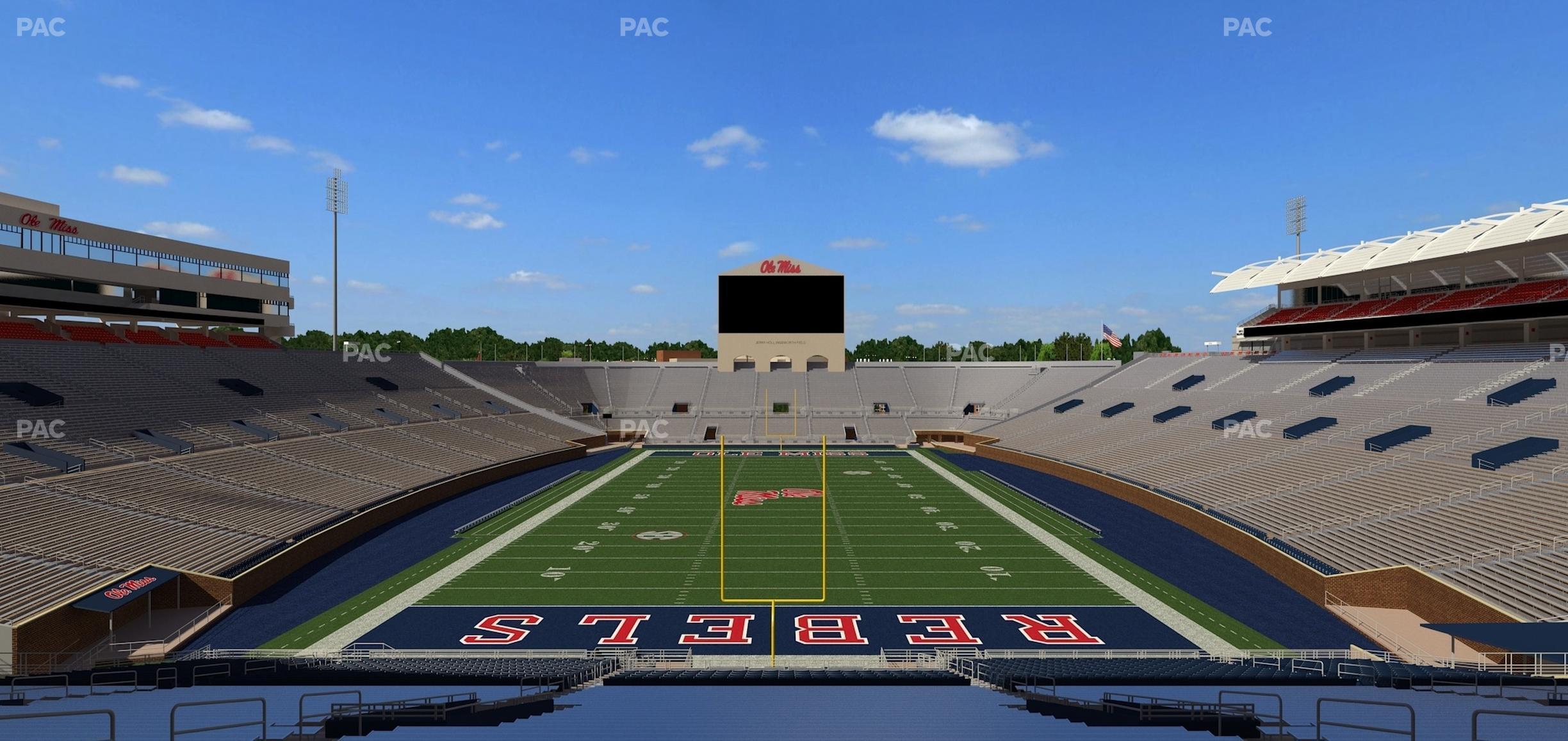 Seating view for Vaught Hemingway Stadium Section S 6