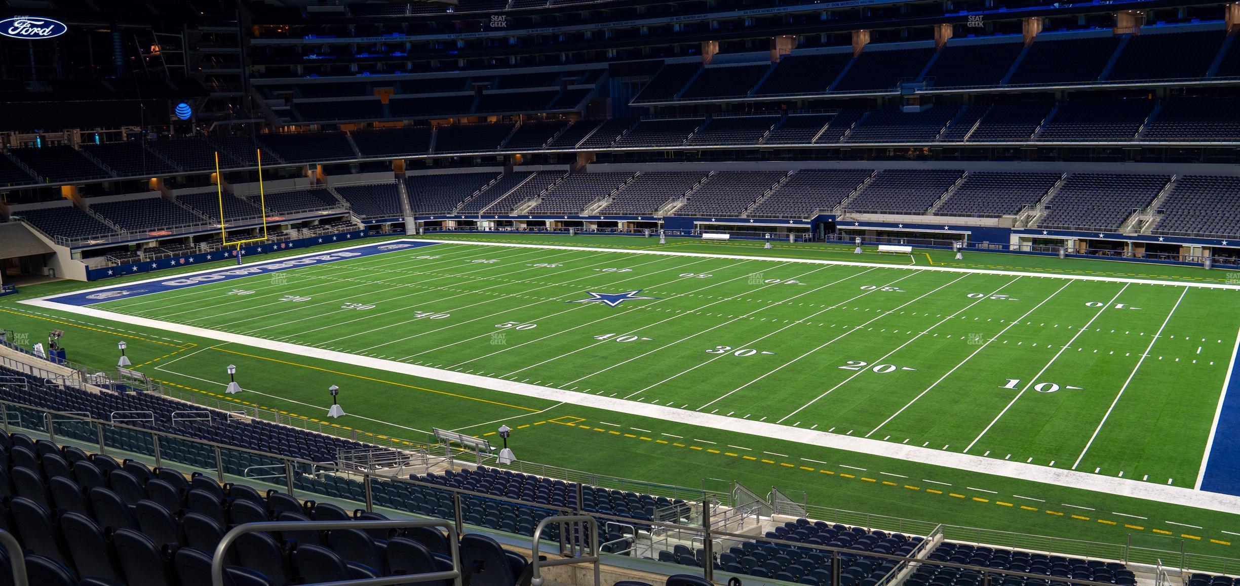 Seating view for AT&T Stadium Section C 231