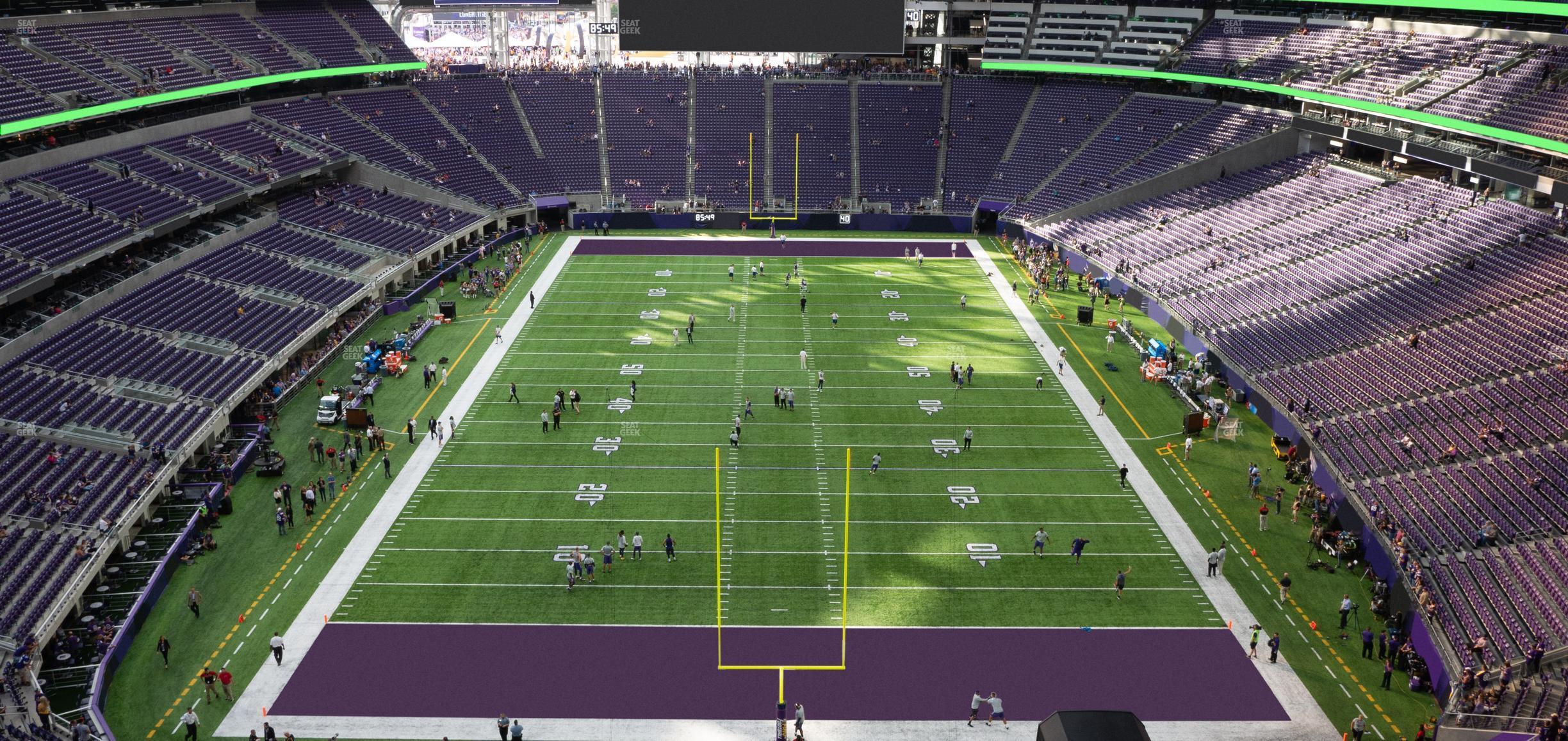 Seating view for U.S. Bank Stadium Section 327