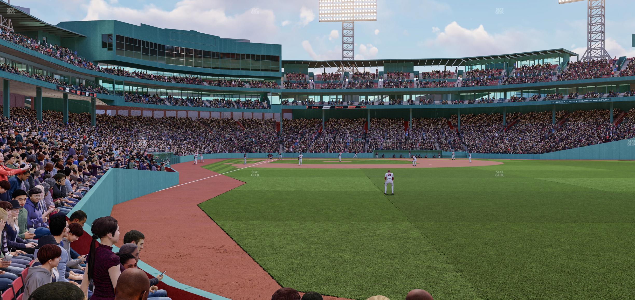 Seating view for Fenway Park Section Right Field Box 2