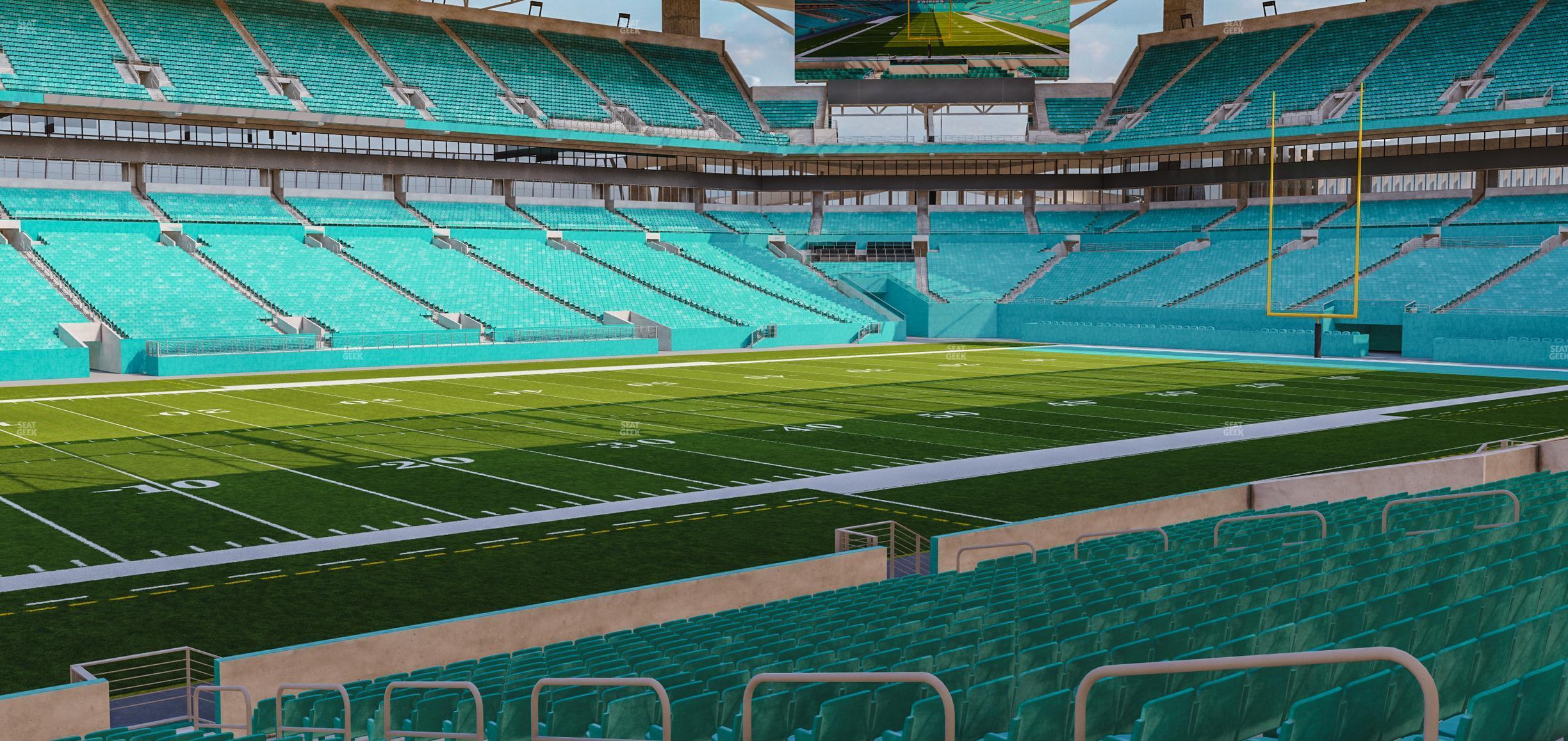 Seating view for Hard Rock Stadium Section 150