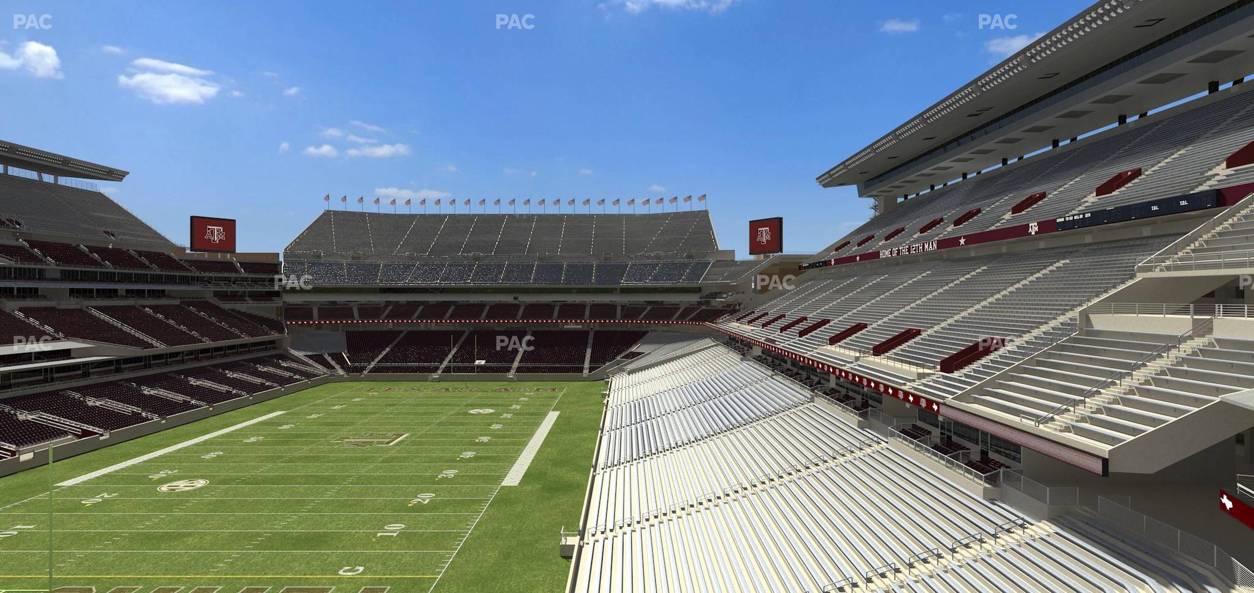 Seating view for Kyle Field Section 242