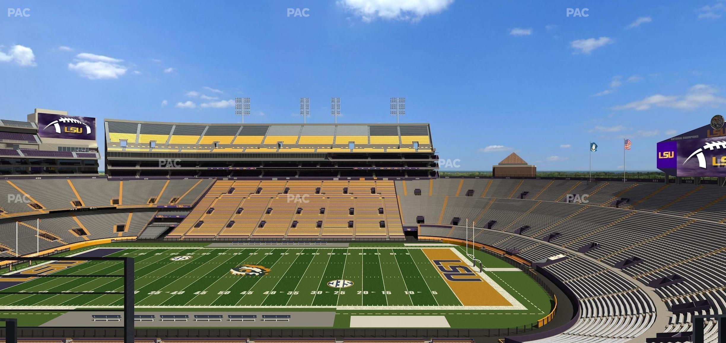 Seating view for Tiger Stadium Section Suite 108