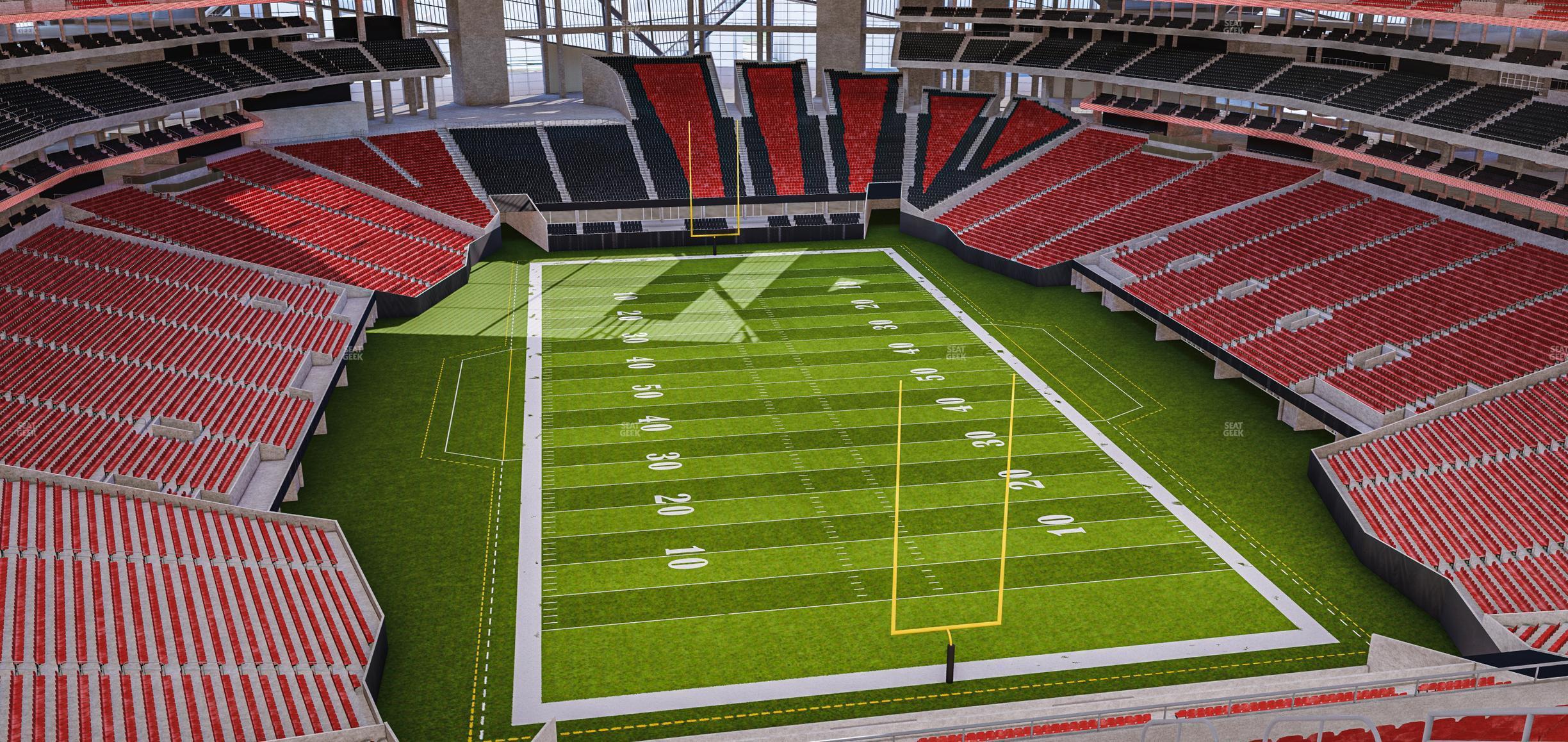 Seating view for Mercedes-Benz Stadium Section 327