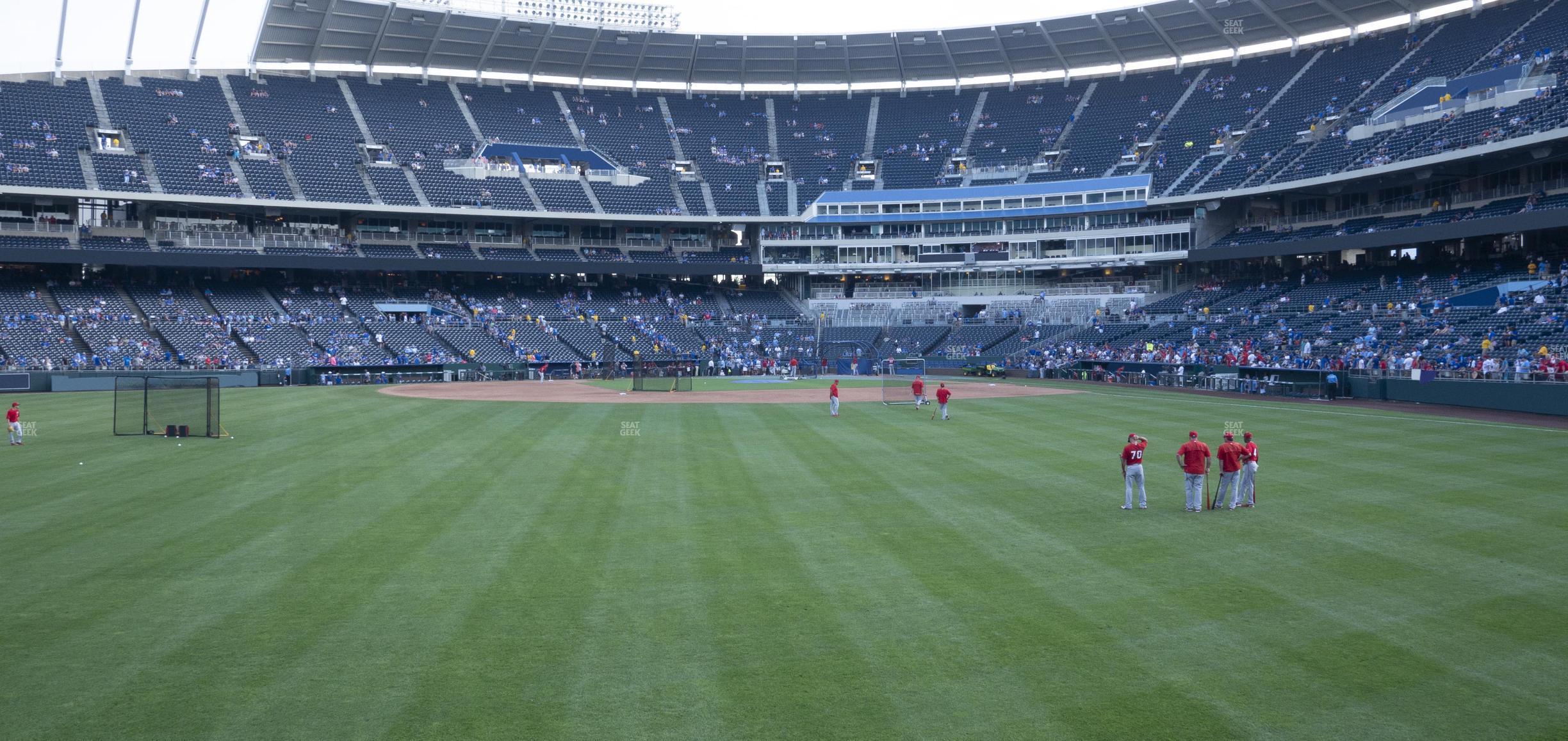 Seating view for Kauffman Stadium Section 103