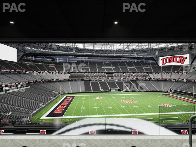 Seating view for Allegiant Stadium Section East Suite 2024