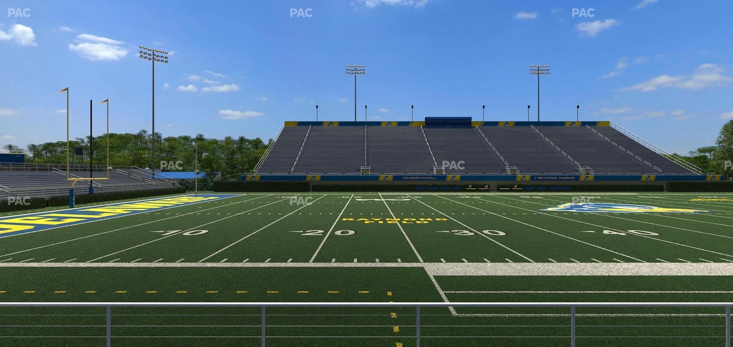 Seating view for Delaware Stadium Section 108